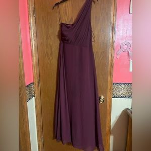 Birdy Grey size medium off the shoulder formal dress.